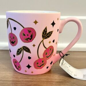 NWT viral Halloween pink cherry mug